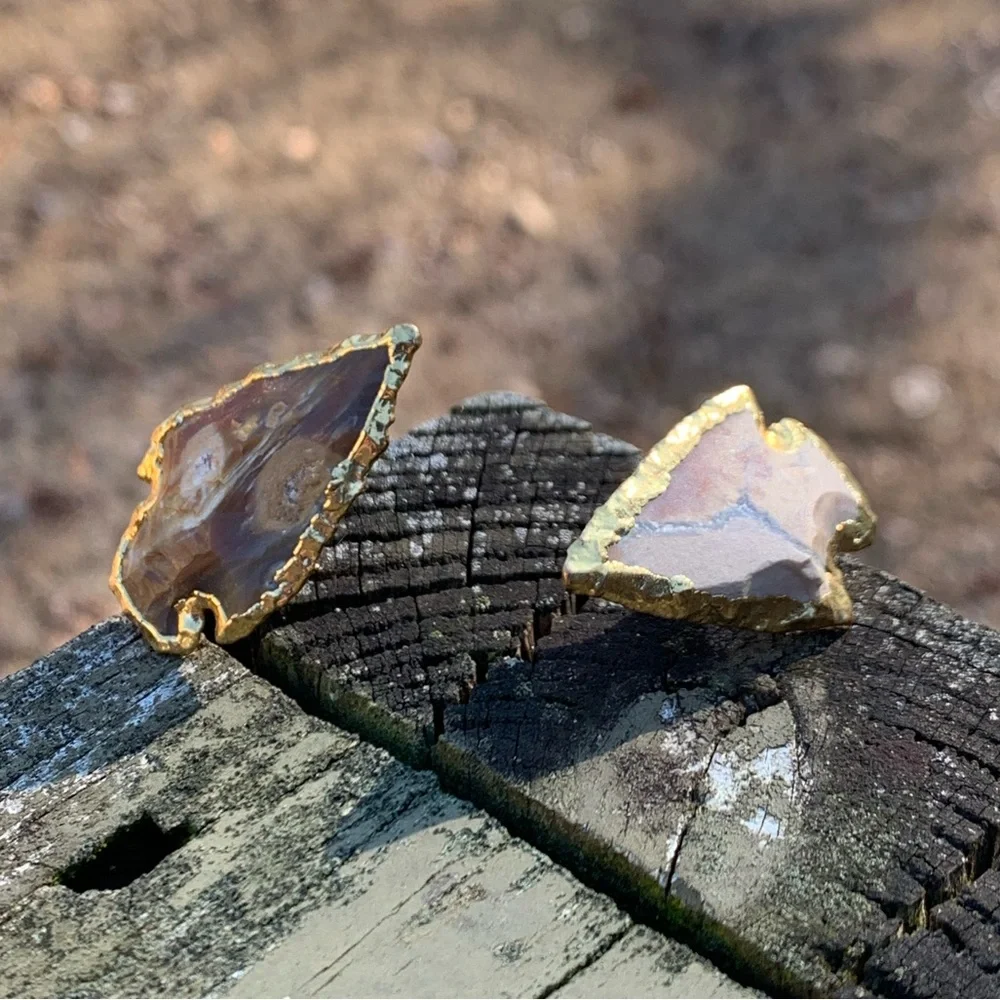 Double Arrow Head Bangle Cuff Bracelet - Picture 5 of 13